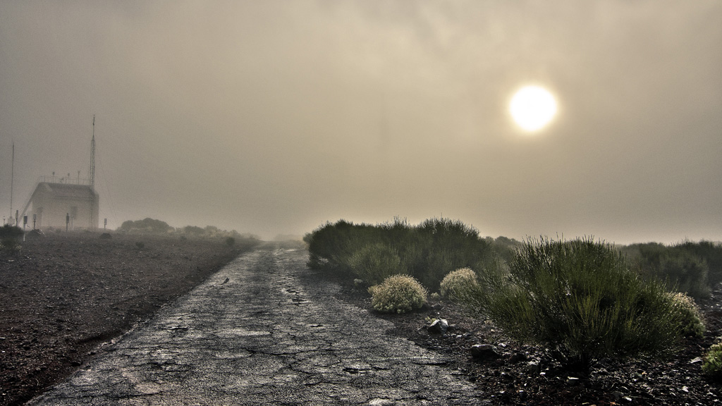 Niebla
La llegada de los restos de un frente frío se tradujo en un aumento de la nubosidad de Canarias, que al nivel del Observatorio de Izaña se tradujeron en nieblas por estar a ras de suelo. Así, a finales del mes de octubre, pudimos disfrutar de una bonita estampa otoñal.
Álbumes del atlas: ZFO15 niebla_desde_dentro