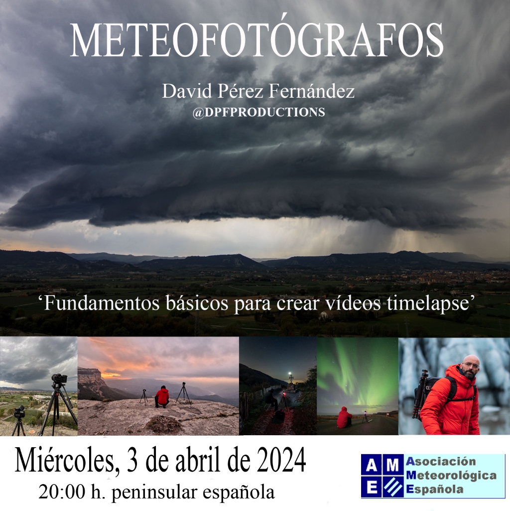 Cartel Meteofotógrafos: David Pérez Fernández
