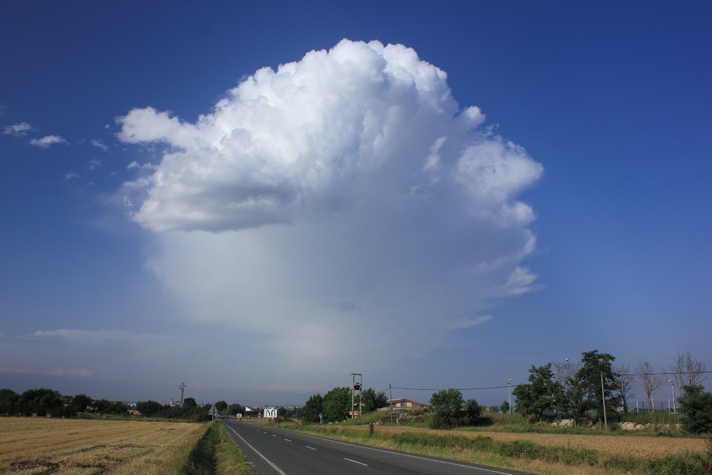 Tormenta a punto de disiparse
Desde el sur de Vitoria pude captar esta curiosa nube la cual se trataba de un cumulonimbus al cual le quedaba poco de "vida"

Álbumes del atlas: aaa_atlas
