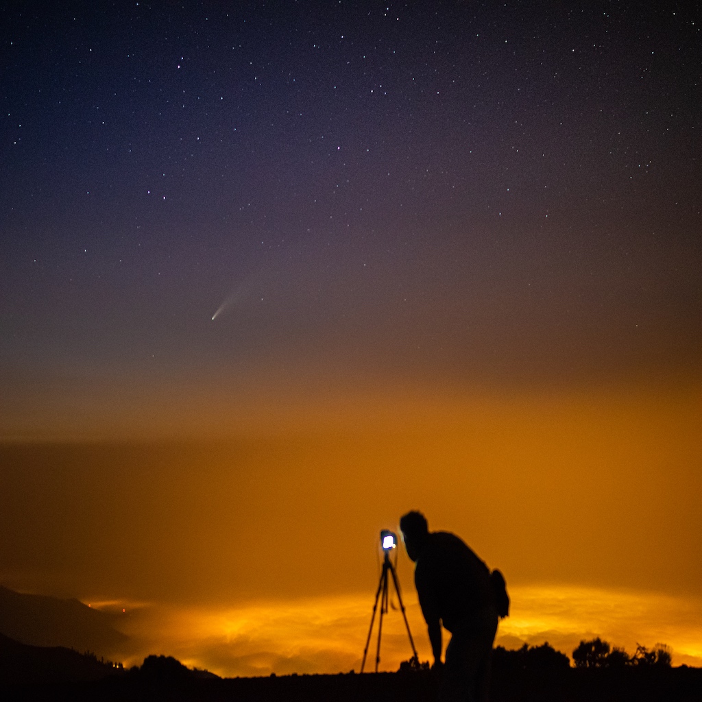 cometa neowise calima y mar de nubes
Álbumes del atlas: astronomia