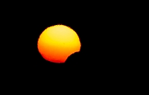 eclipse parcial sol  8 abril 24 canarias