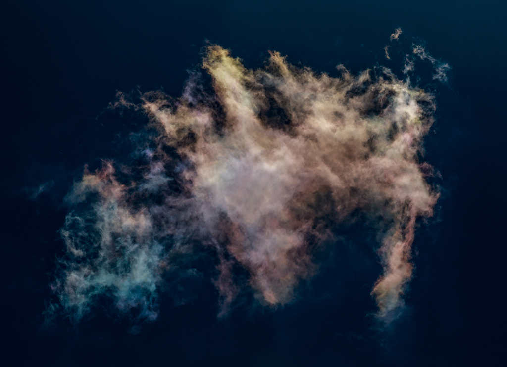 Nubes iridiscentes VII
Nube policromada
