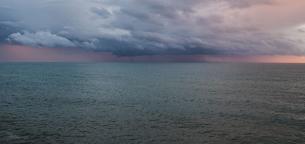 Tempestad en el mar
