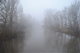 Niebla en el río Duero