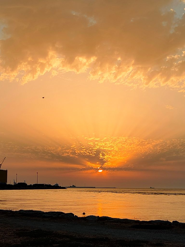 Puesta
Una puesta de sol en una zona de Cádiz en una tarde nubosa.
