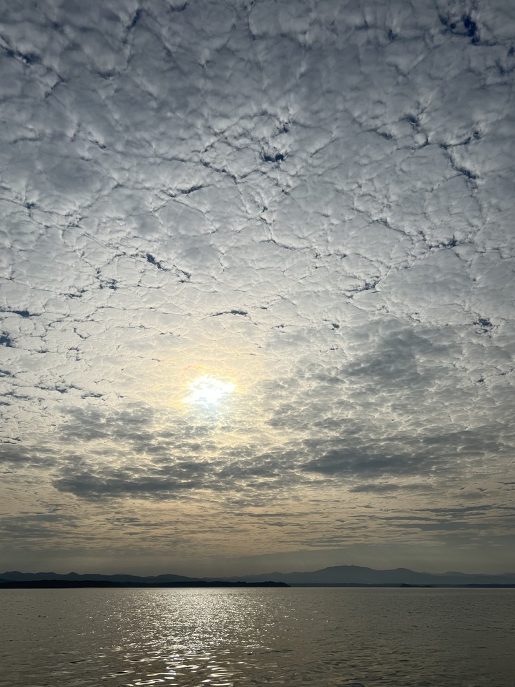 Cortina de nubes
Una mañana en el Golfo de Montijo, el cielo se tornó con una cortina de nubes medias.
