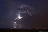 Supercellular Storm and Lightning