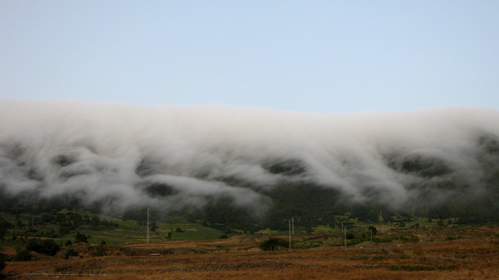 Cascada de nubes
