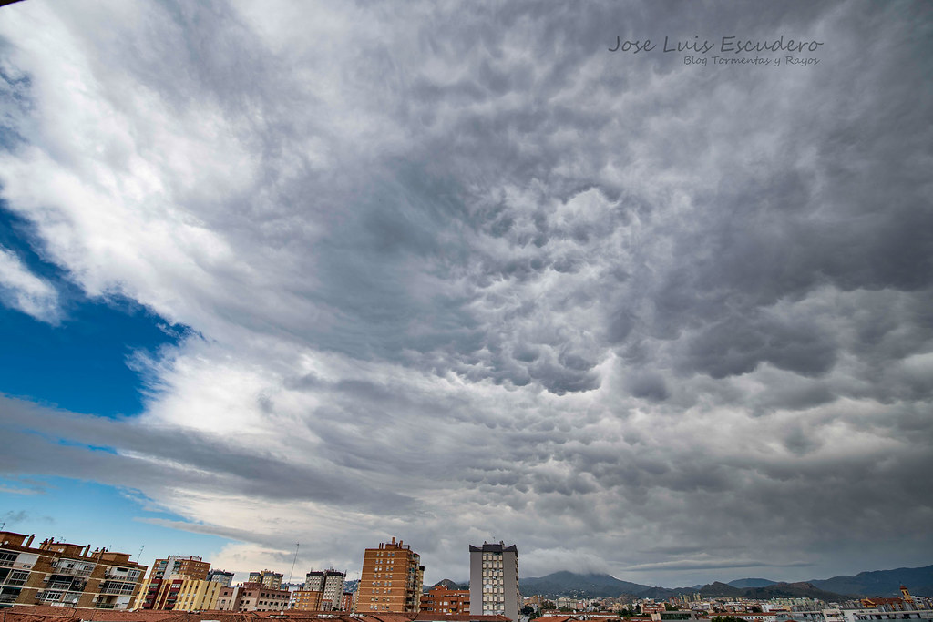 Altostratus mamma en Málaga capital
