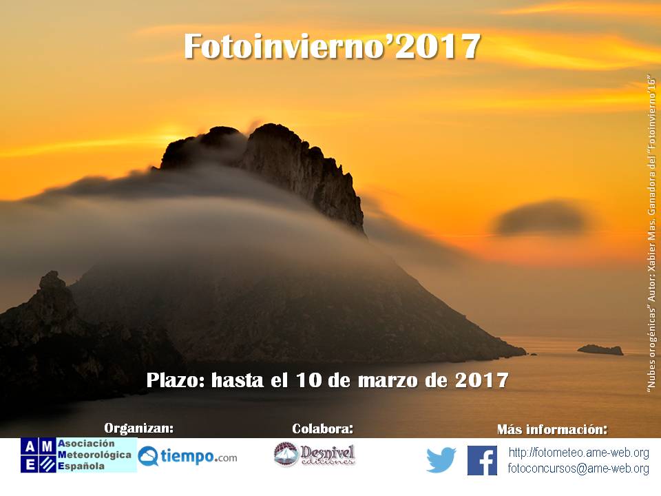 Cartel del Concurso Fotoinvierno'2017
