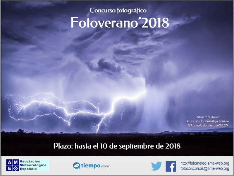 Cartel del Concurso Fotoverano'2018
