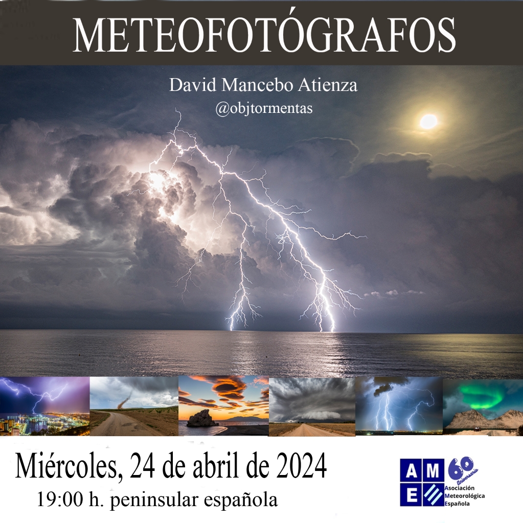 Cartel Meteofotógrafos David Mancebo

