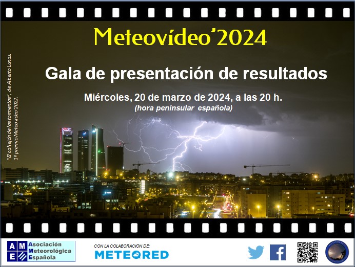 Cartel gala Meteovídeo'2024
