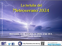 Cartel tertulia Meteoverano'2024