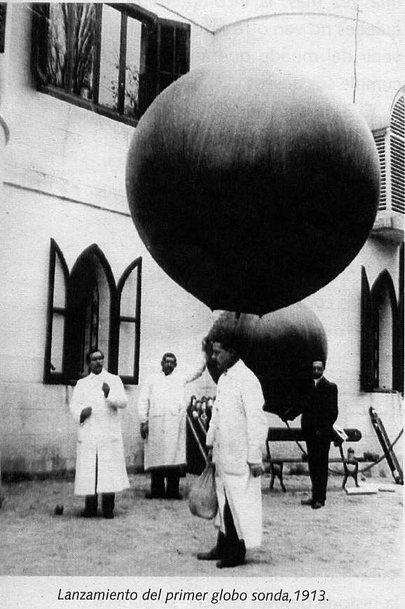Lanzamiento de un globo sonda en 1913
Álbumes del atlas: instrumentación