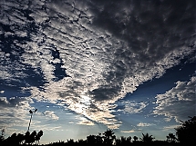 Altocumulus floccus lacunosus