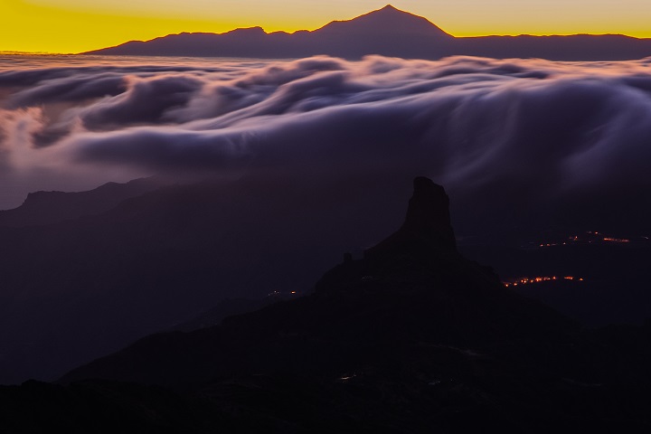 Cielo islas y mar de nubes
Mar de nubes desde Gran Canaria con vistas a Tenerife
