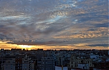 Amanecer nuboso en Valencia