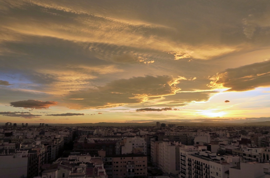 Ocaso desde mi ventana
