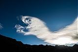 nubes fantasma sobre el Teide 