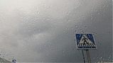 rain in the car