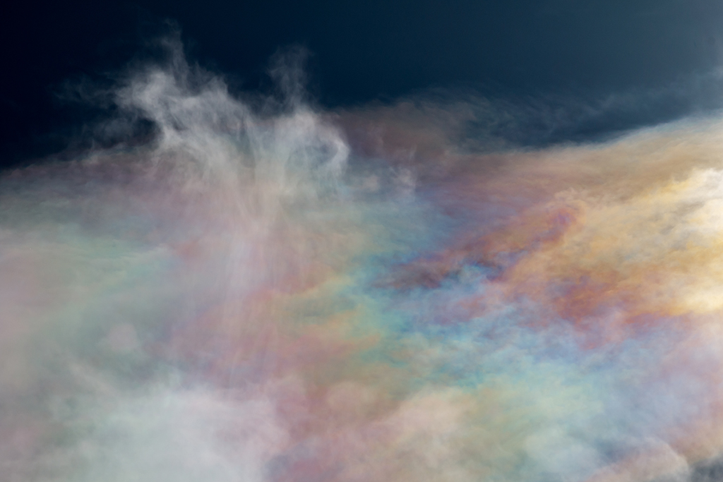 Nubes iridiscentes IV
El arco iris en una nube
