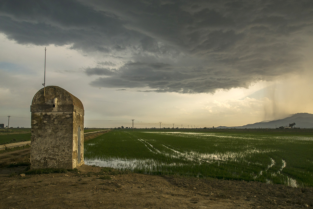 Tormenta en el horizonte
Tarde de sábado con una tormenta que se acerca desde el interior del Maestrazgo hacia el Delta del Ebro
