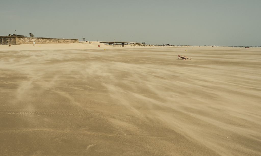 Viento visible
El viento de levante azotando a la playa de Cortadura.
Álbumes del atlas: viento