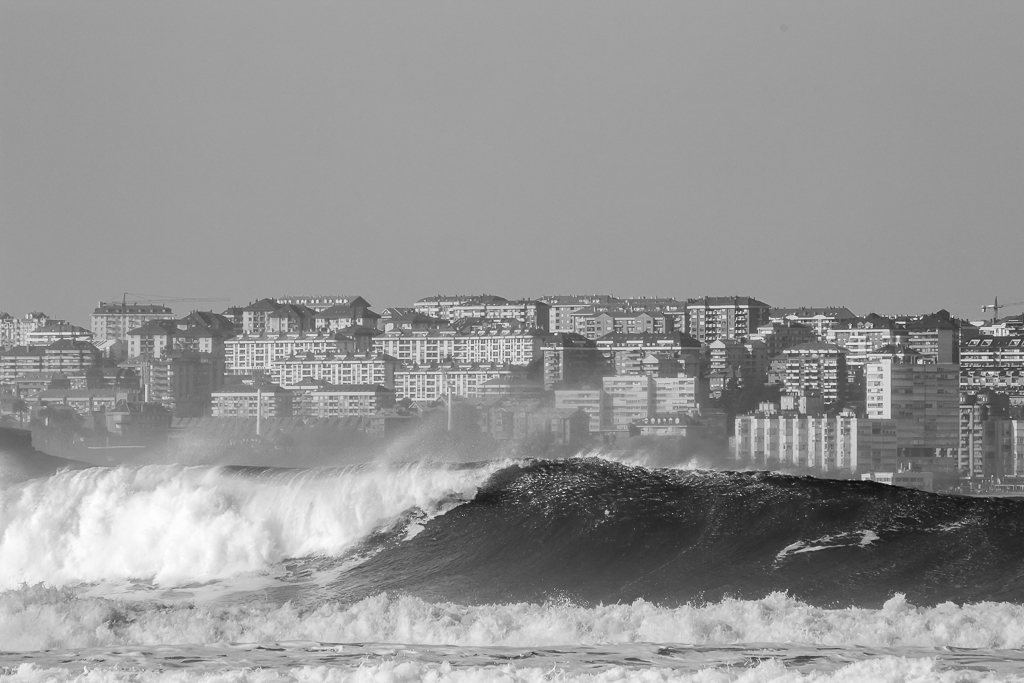 Santander desde las olas
