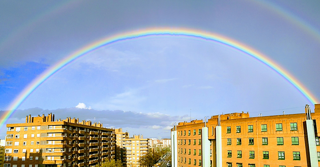 Doble arcoiris
Doble arcoiris en Zaragoza
