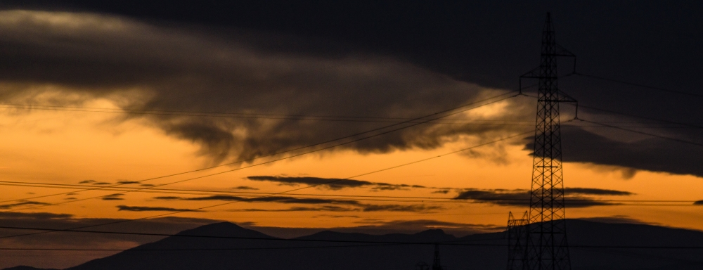 Atardecer en zona de Majadahonda
