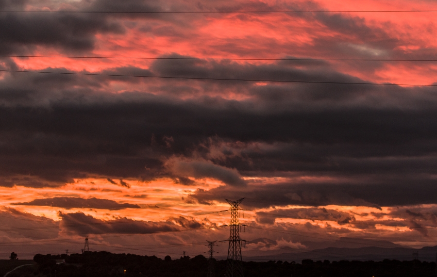 Atardecer en Majadahonda
