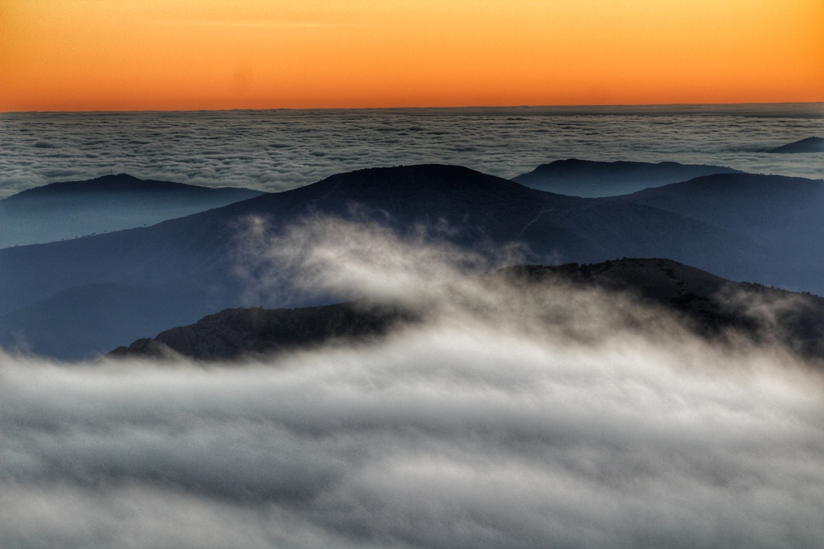 Fotografía tomada en diciembre de 2021 desde la peña de Francia, en Salamanca con estas magnífica vistas
