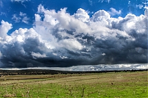 Cumulus congestus amenazantes 