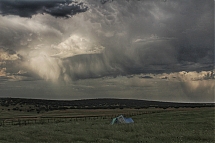 Mammatus y virgas