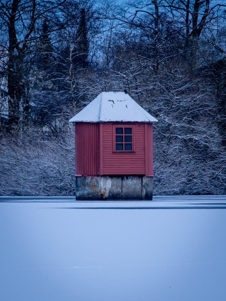 Primera nevada de la temporada en Stavanger
