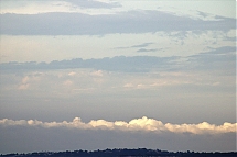 Un mar de nubes.