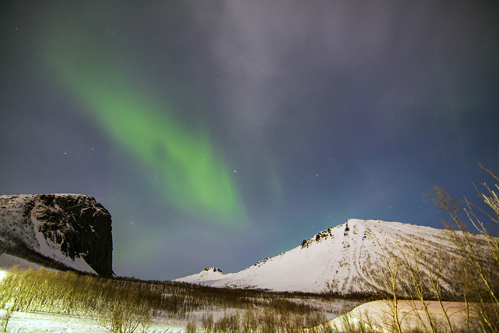 Atmósfera ártica
Una de las últimas oportunidades para disfrutar de las auroras boreales en abril.
