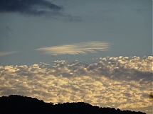 Nubes curiosas...