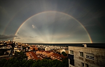 Arc de Sant Martí al cel del Masnou