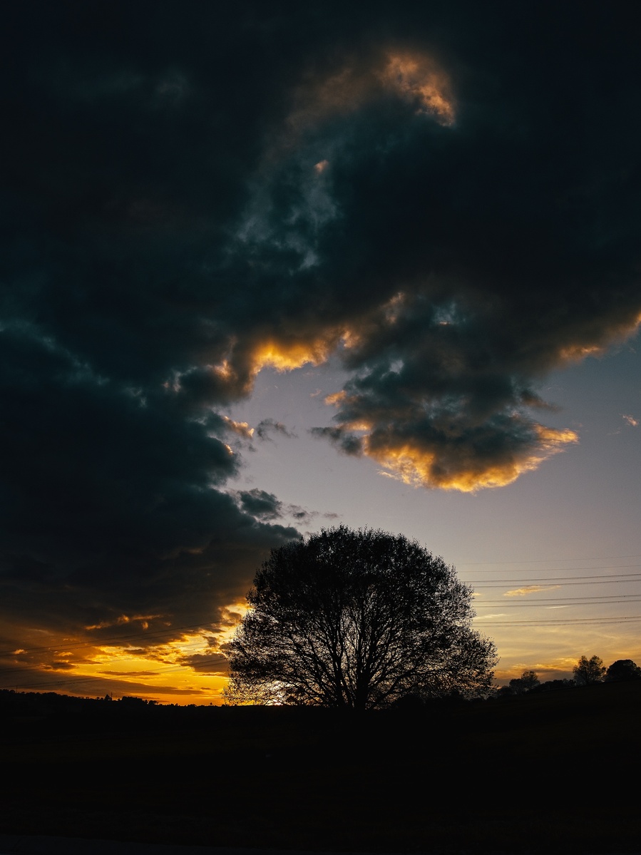 Atardecer en la provincia de Lugo
