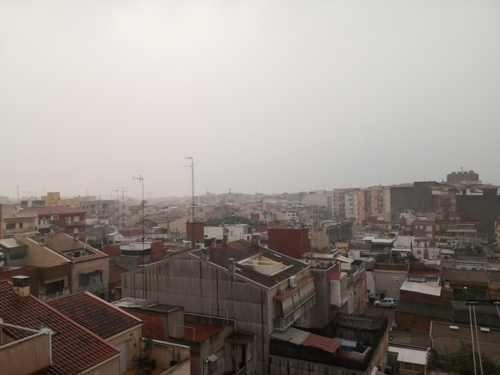 Una capa de nubes reducía notablemente la nubosidad
