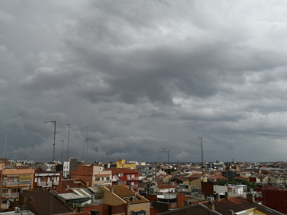 Nubes amenazantes.
